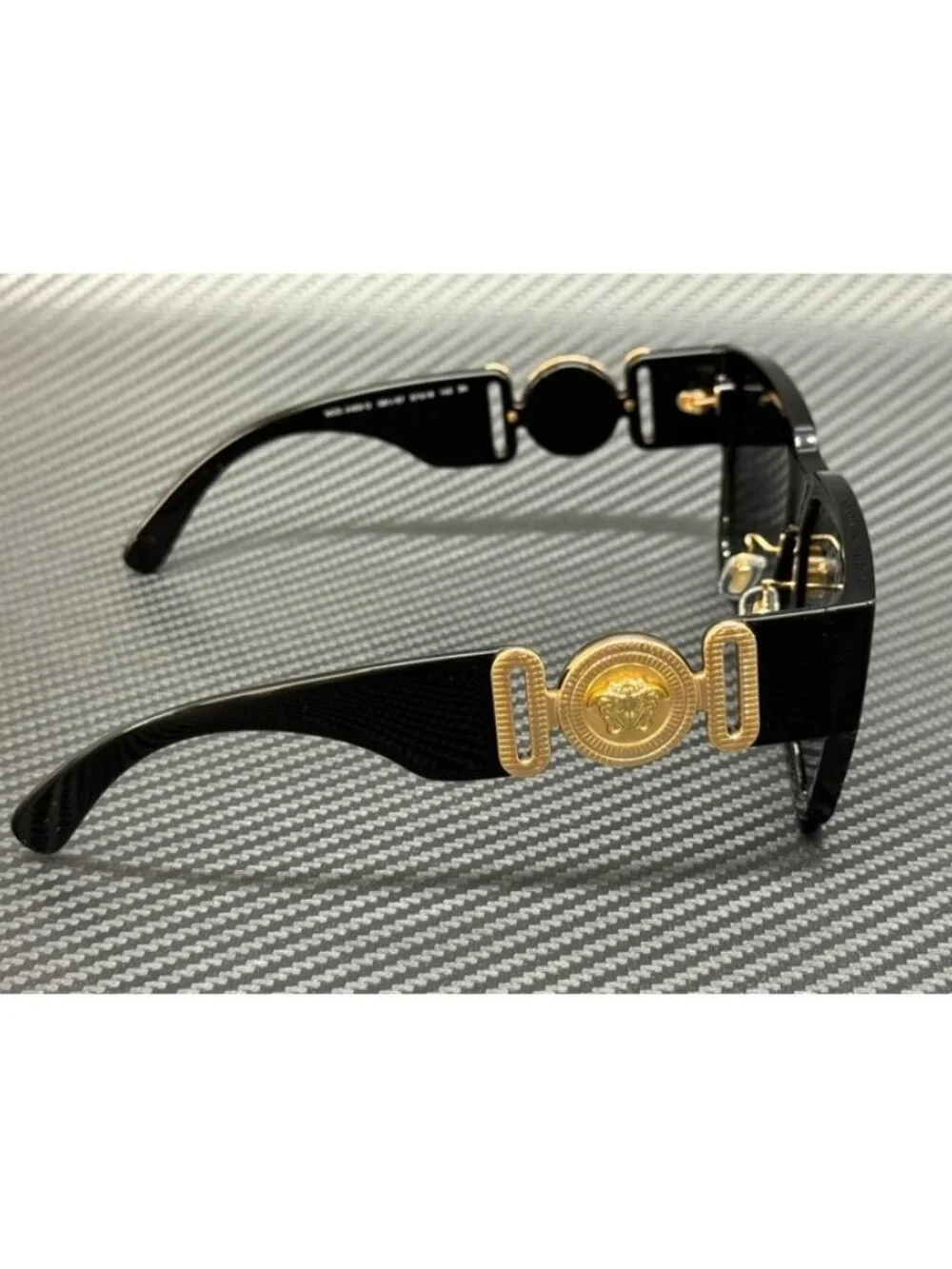 New Versace Men Black Sunglasses 57-16-140